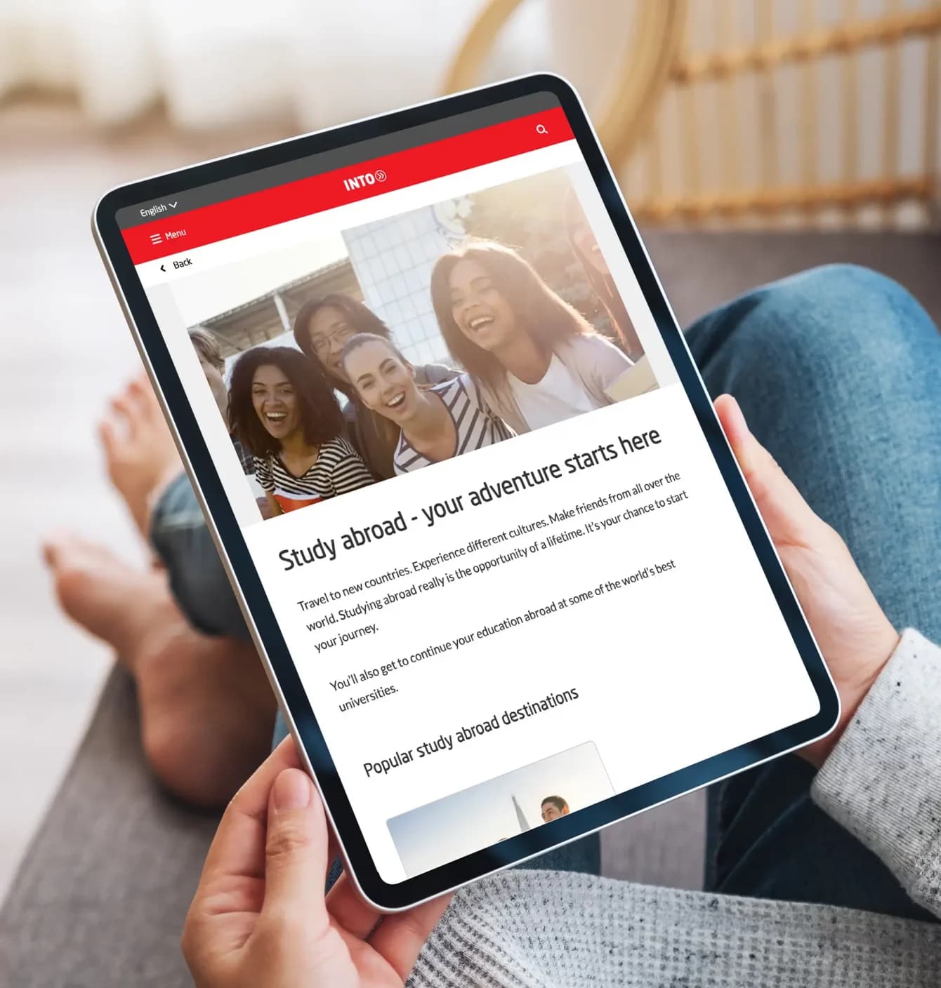 into university site