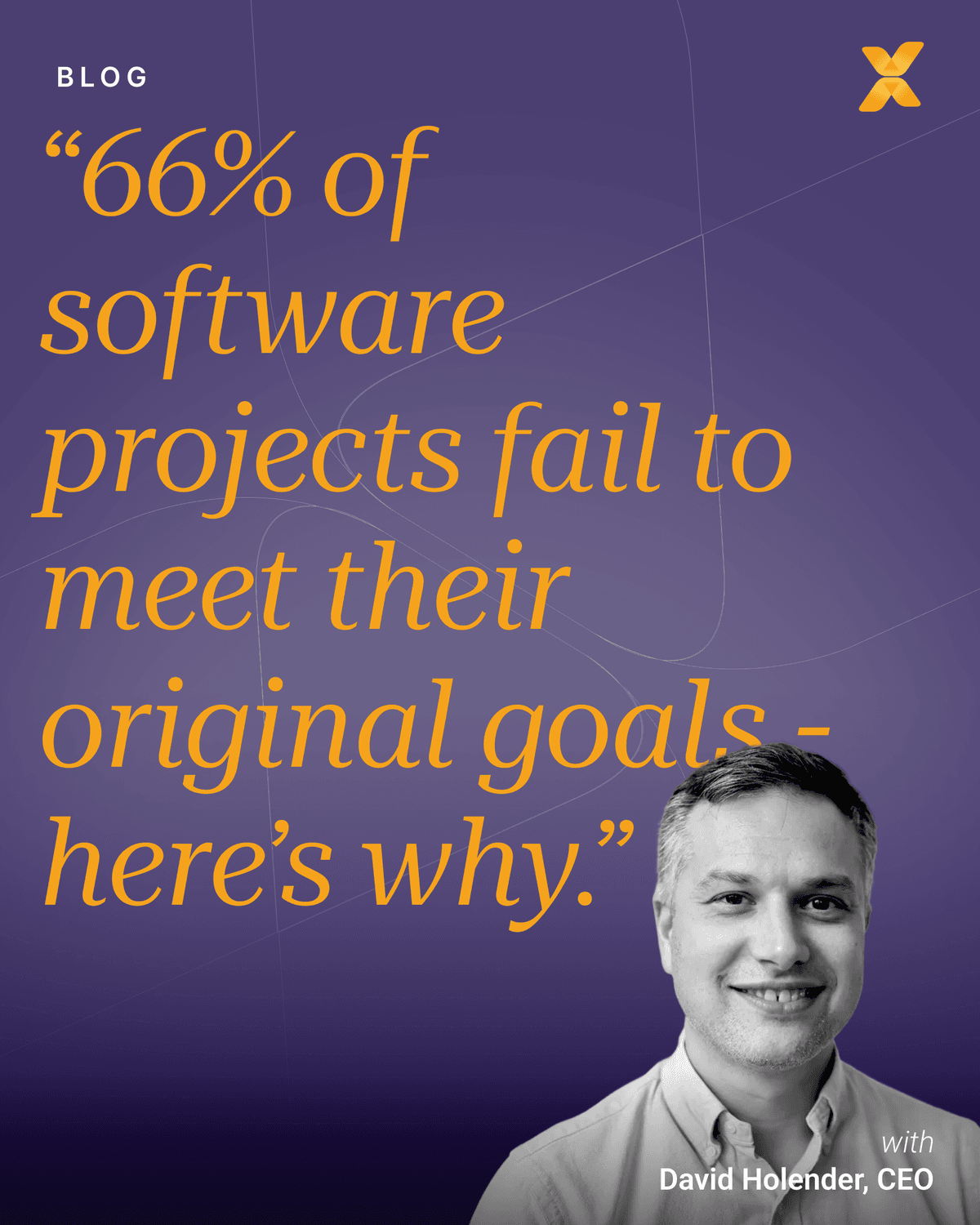 David Holender, CEO, portrait