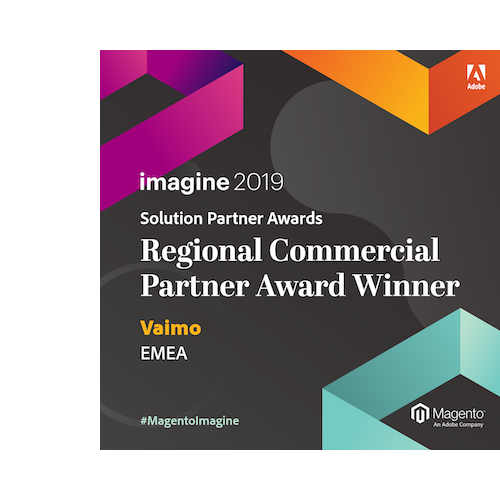 Experts In Digital Commerce Magento Adobe Commerce Cloud Vaimo - magento regional commercial partner of the year 2019