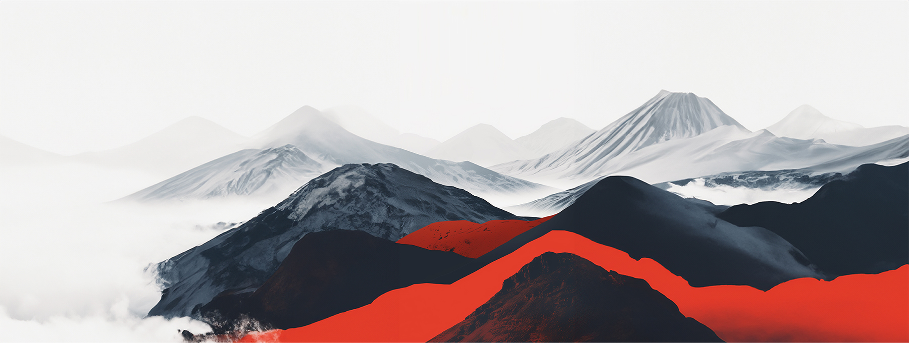 Abstract image of mountains