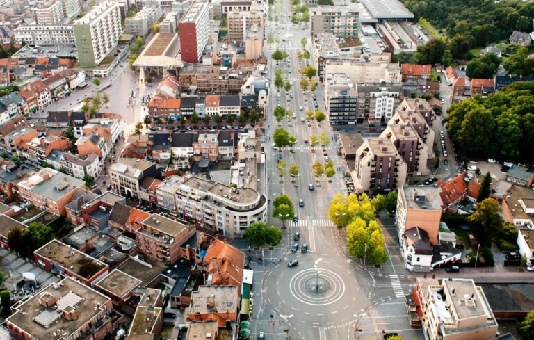 Genk, Belgium, cityscape image