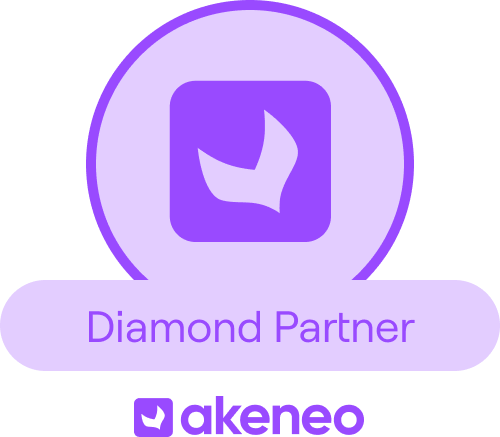 Akeneo Diamond Partner logo in da house